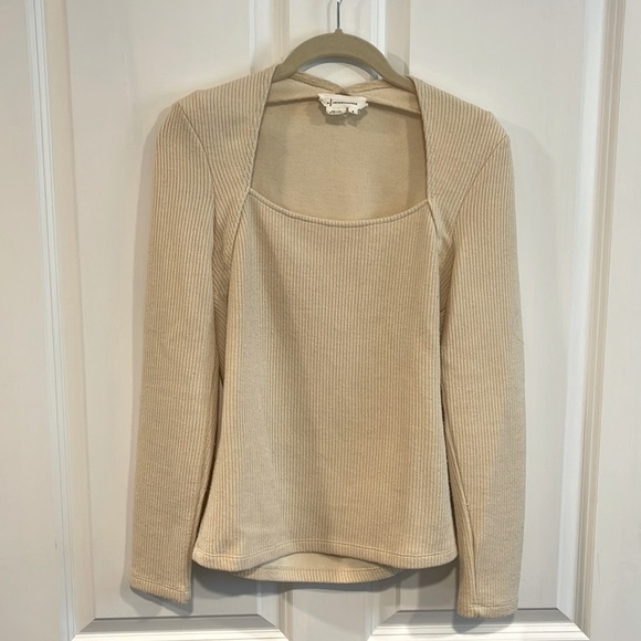 Anthro beige sweater - Picture 1 of 3